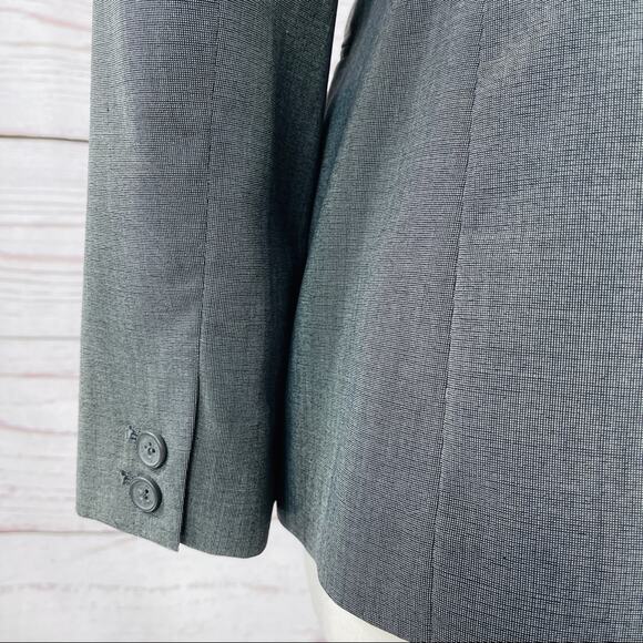 Calvin Klein blazer crosshatch pattern size 10 - Picture 10 of 14